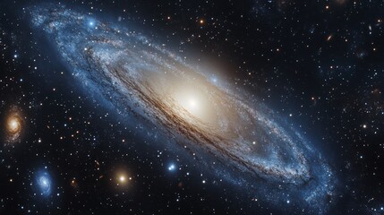 Spectacular view of the Andromeda Galaxy revealing its stunning details