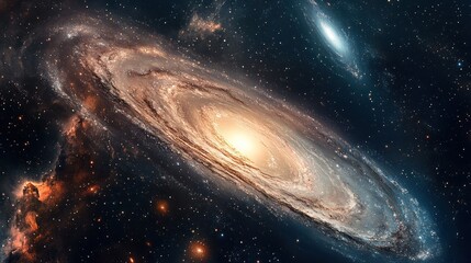Spectacular Spiral Galaxy Formation Unveiling Cosmic Wonders and Galactic Evolution