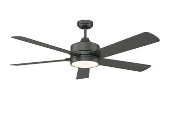5-Blade Ceiling Fan with Light Kit - Modern Home Lighting