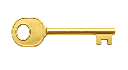 Isolated Gold Key