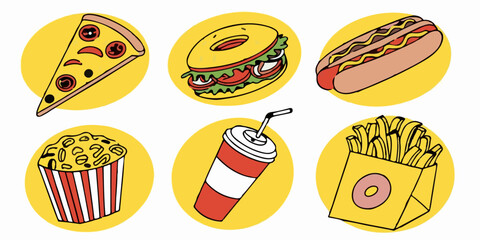 fast food icons	