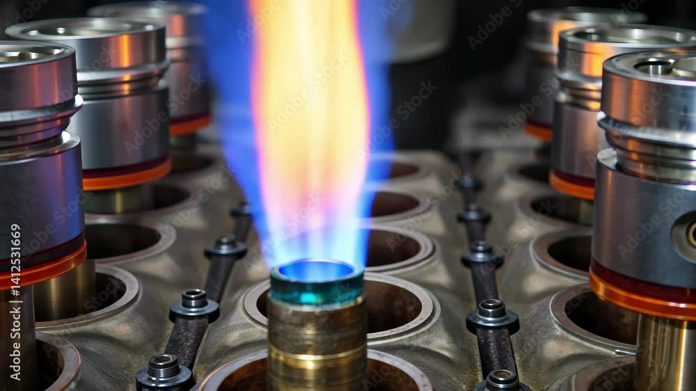 Aufkleber maximizing engine performance with advanced lubricant technology for industrial machinery and combus