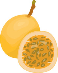 Markisa fruit is a local fruit from Indonesia