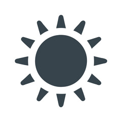 Dark Sun Icon, Weather, Symbol, or Design Element