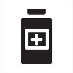 bottle icon on a white background