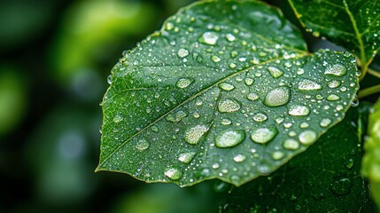 Dew-kissed leaf close-up (1)