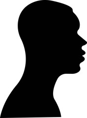 User profile icon in flat Person representing a user profile or avatar vector design isolated on transparent background