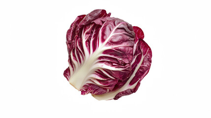 Obraz premium a piece of red cabbage on a transparent background, PNG image, PNG file, Generative art.