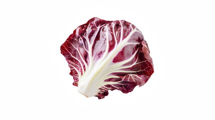Obraz premium a photo of a piece of red cabbage on a transparent background, PNG image, PNG file, Generative art.
