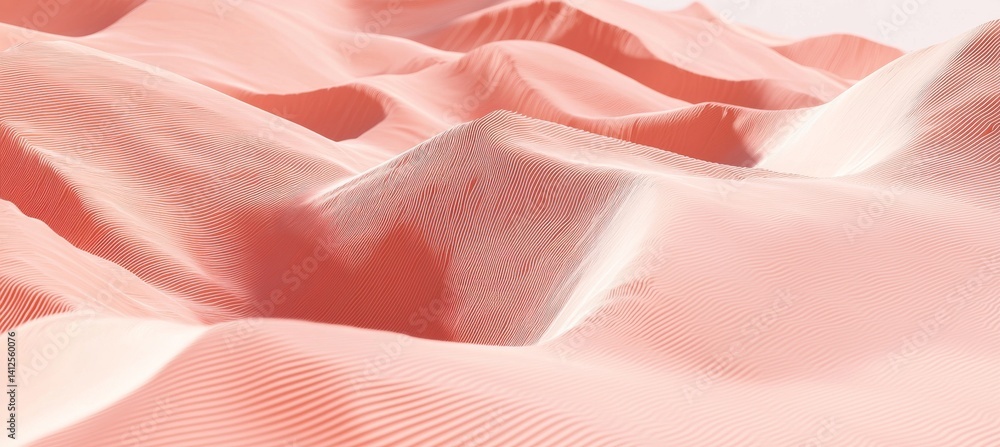 Poster a beige background with subtle geometric patterns, created using 3d rendering, serves as a minimalis