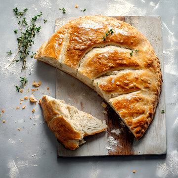 Artisan bourek baking process professional food photography rustic kitchen natural light culinary art