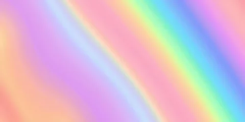 Selbstklebende Fototapeten Seamless gradient pastel rainbow ombre pattern, perfect for backgrounds and textile designs, colorful, wallpaper © Sanook