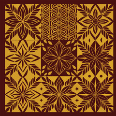 Print Game puzzle seamless pattern, Colorful plus shapes in spaced grid pattern
