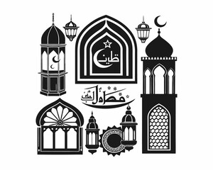 taj mahal vector illustration