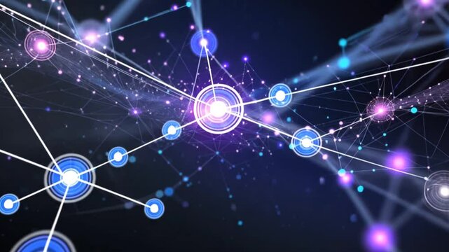 abstract technology background with globe