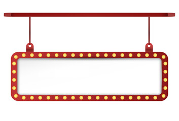 hanging light bulb frame