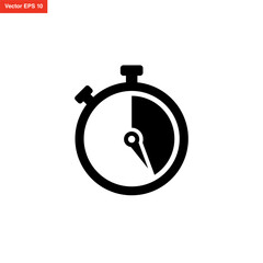 stopwatch icon simple and modern design