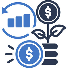 Fototapeta premium Return On Investment icon