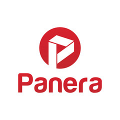 Fototapeta premium logo design letter initials p c combination gradient illustration full color