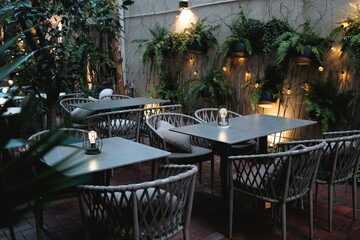 wood, table，tableware，environment, garden, celebration, table, holiday, wooden, wedding, flower, restaurant, chair, event, party, design
