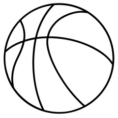 coloring page with basketball ball 