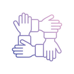 Team Work Vector icon