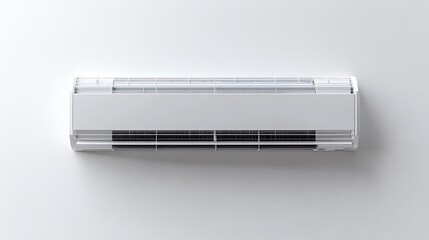 White wall mounted air conditioner.