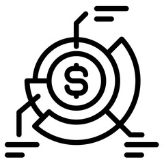 Budget icon in vector illustration	
