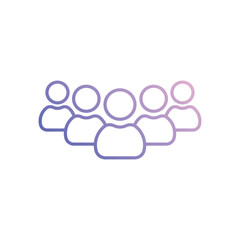 Audience  Vector icon