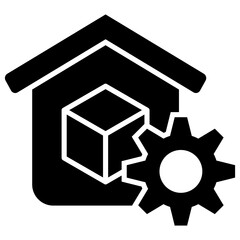 Inventory Management Glyph Icon Style