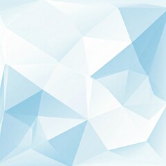 Fototapeta premium Abstract Low Poly Background Design with Soft Blue and White Tones