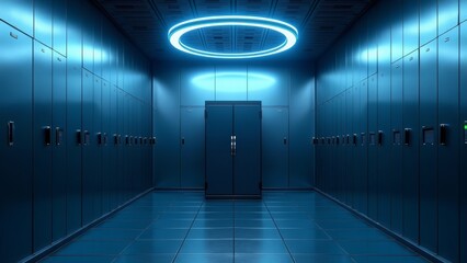 Background image of the computer room