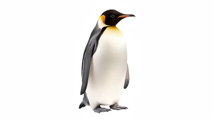 Fototapeta premium a penguin on a transparent background, PNG image, PNG file, Generative art.