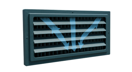 Isolated Ventilation Grille with Airflow