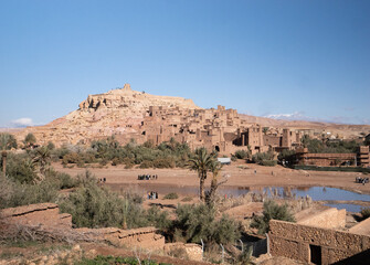 Ait Ben Haddou. Ancient Desert Fortress in Morocco