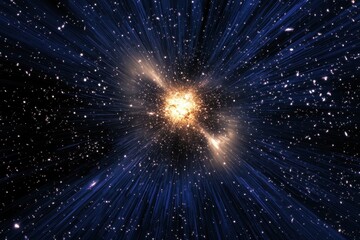 Vibrant cosmic explosion signaling formation of stars and galaxies in deep space