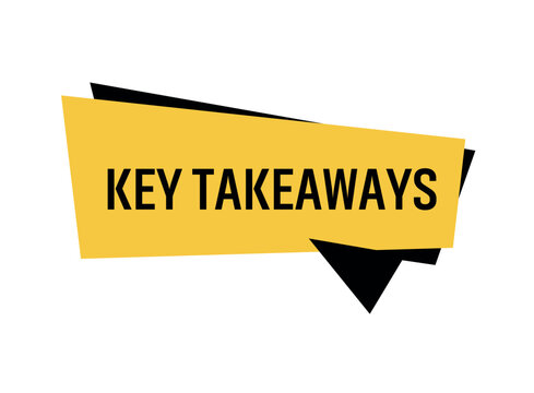 Key takeaways	
