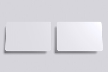 Card white color white grey background color for mockup