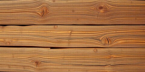 Naklejka premium Rustic weathered wooden planks, prominent knots & grain, old wood, backdrop