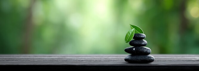 Mental wellness and stress management techniques to promote a healthy mind and body are displayed on a banner, providing ample copyspace for tailored design and messaging