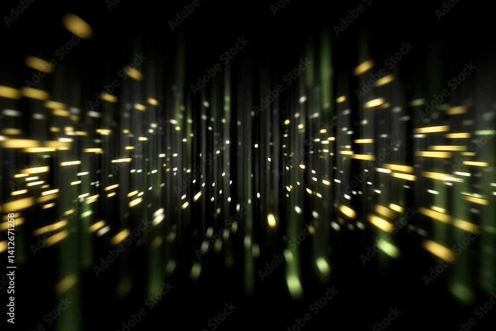 Aufkleber colorful streaks of light cascade through a dark background, creating an abstract visual experience 