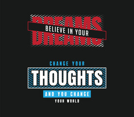 Modern typography Simple t shirt design.