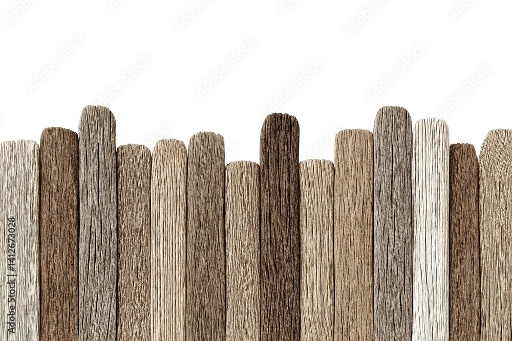 Poster textured wooden planks arranged horizontally with variations in color and grain pattern for decorati