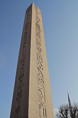 An obelisk in Istanbul, Turkey.