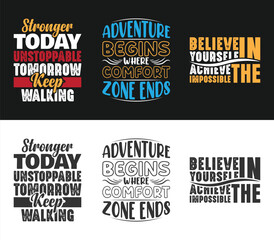 Modern typography lettering t shirt design.