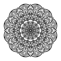 Tranquil Mandala Background Design: A Harmony of Art and Balance
