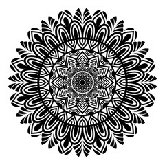Tranquil Mandala Background Design: A Harmony of Art and Balance