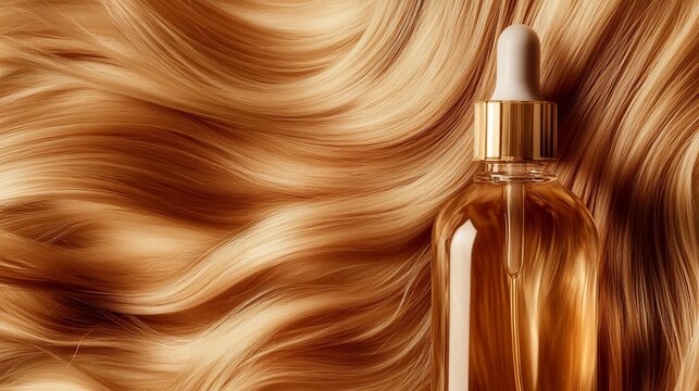 Luxurious Hair Oil and Golden Waves: A Beauty Elixir