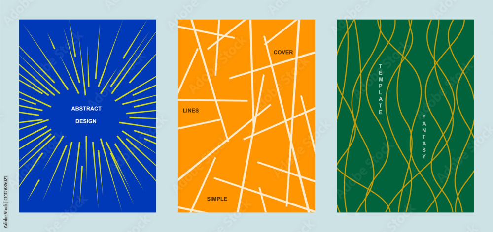 Poster abstract wave line poster background. set cover card with geometric shapes. modern gradient texture.
