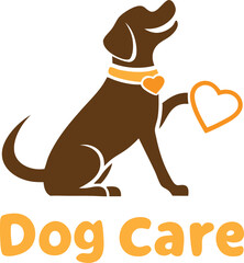 dog with heart